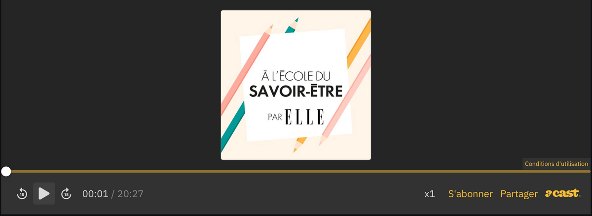 Podcast "à l'école du savoir-être" Podcast "à l'école du savoir-être"