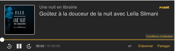 Podcast "Une nuit en librairie" Podcast "Une nuit en librairie"