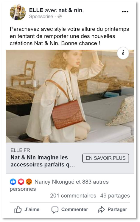 Etude de cas - Nat &amp; Non x ELLE