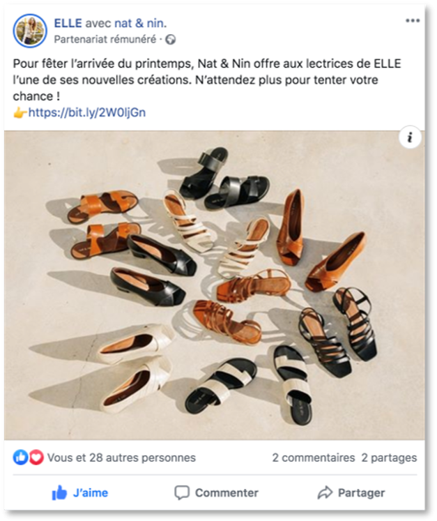 Etude de cas - Nat &amp; Non x ELLE